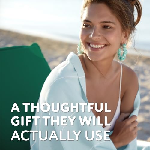 WETCAT Turkish Beach Towel Oversized for Travelers - Quick Drying, Sand Free, Ultra Soft, Aqua OEKO-TEX STANDARD 100
|